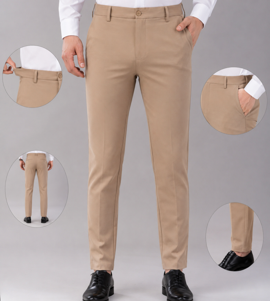 Top 3 Best Places to Purchase Flexi Waist Pants in India 2 Mr Vastra Flexi Pant